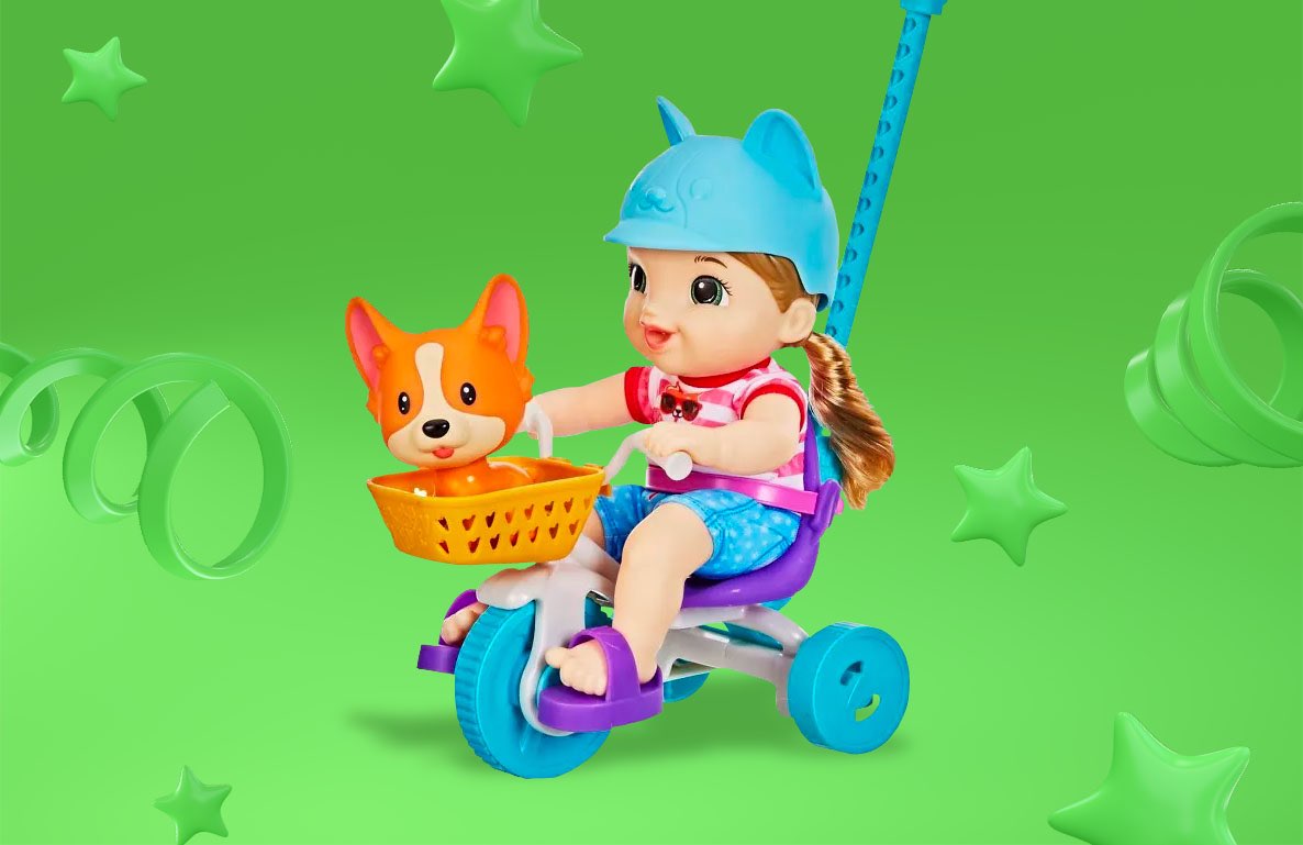 Littles by Baby Alive Roll ‘n Pedal Trike